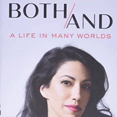 It's Huma Abedin's face with the Memoir title written above her in Bold Letters.